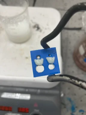 Hot plate: 260 RPM; Solution temp: 80 Celsius